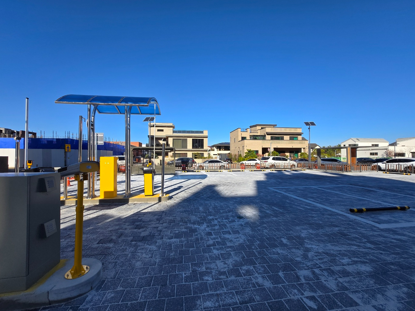 인천 서구 청라동 78번지 친환경 공영주차장 통신케이블 설치